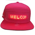 LED Scrolling Message Hat with Bluetooth App & Flexible Screen