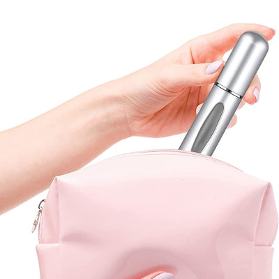 2 Pieces Portable Mini Refillable Perfume Bottle Spray Pump Empty Cosmetic Container 5ml refill Atomizer Bottle Travel