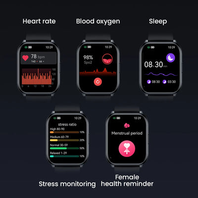 HAYLOU Watch 2 Pro (LS02 Pro) Smart Watch 1.85inch Large Display 100 Workout Modes Smartwatch Heart Rate Blood Oxygen Monitoring