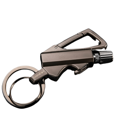 Metal Keychain Wilderness Survival Lighter , Kerosene Lighter Men's Gift Fun Gadget