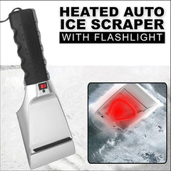 Conquer Winter Mornings! Heated Scraper & 12V Heater for Fast Defrosting