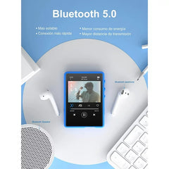 MECHEN M3 Portable MP3 Player: 2.4'' Full Touch, HiFi Sound, Up to 128GB