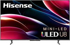 Hisense 65U8H QLED 65-Inch 4K ULED Smart TV with Alexa, Google TV, Dolby Vision, and Mini-LED Backlight