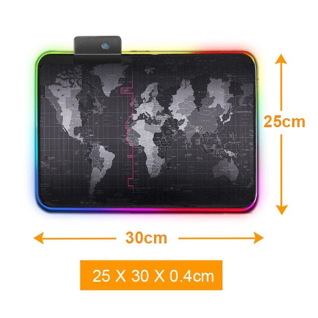 eprolo RGB 25 x 30 cm RGB Gaming Mouse Pad