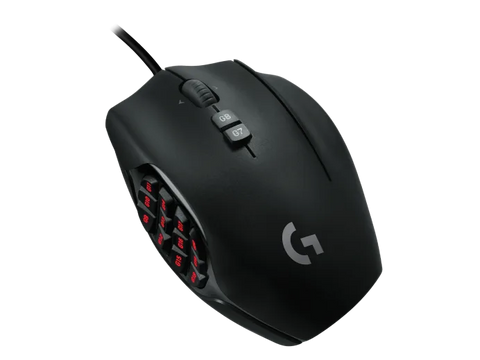 Logitech G600 MMO Gaming Mouse 20 Buttons & LIGHTSYNC RGB Back Button