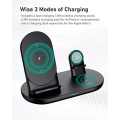AUKEY LC-A3 3-in-1 Wireless Charger for Apple Devices