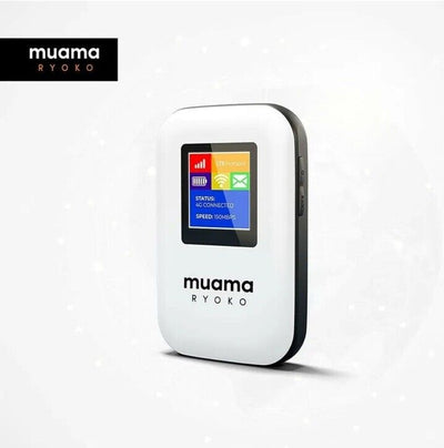 Muama Ryoko Mobile Wifi Portable Hotspot Anywhere 4G-LTE Speed SIM Card included