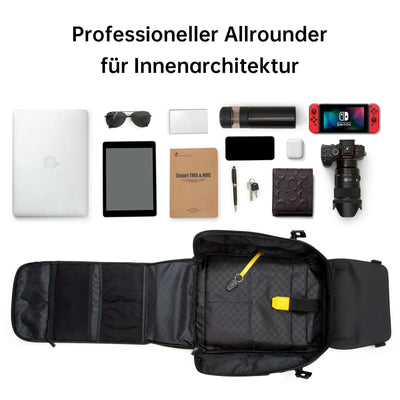 Smart Tech Shopping backpacks Black DIVOOM Pixoo M: Waterproof LED Screen Backpack - Stylish Travel Laptop Bag