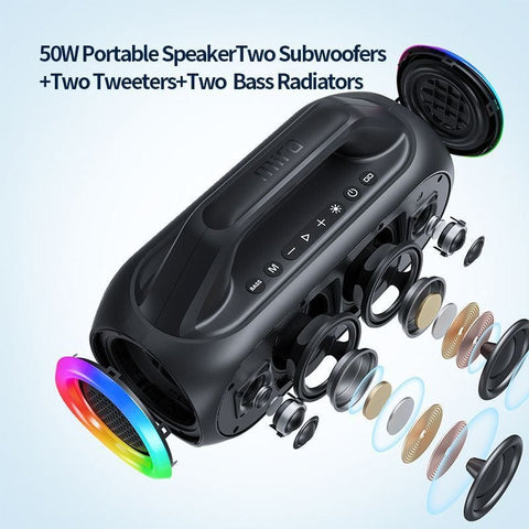 Smart Tech Shopping black Mifa WildBox Wireless Waterproof Bluetooth Speaker Subwoofer