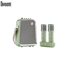 Smart Tech Shopping Bluetooth speaker Divoom Songbird: Portable Karaoke Bluetooth Speaker with Dual Wireless Microphone