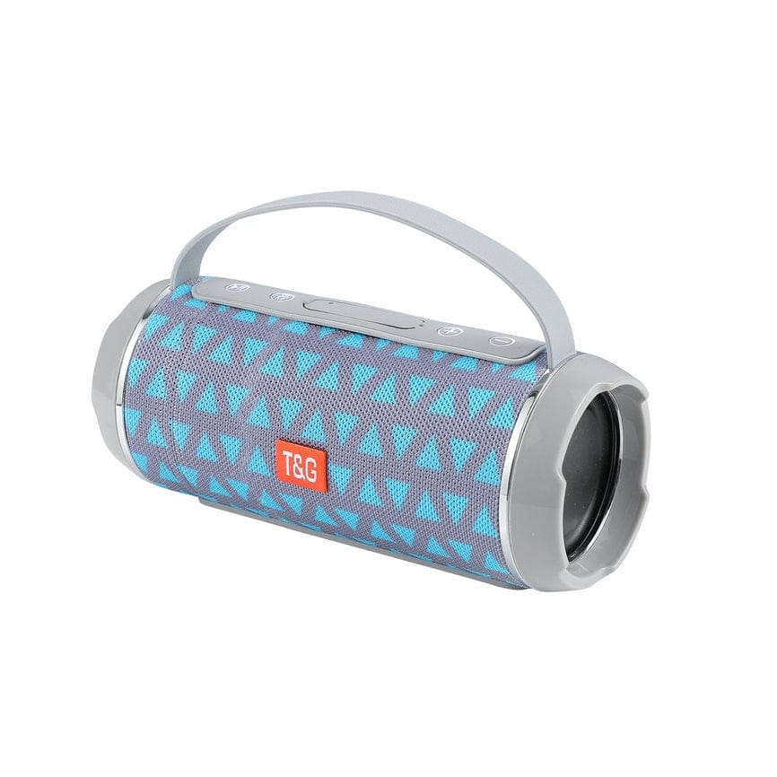 Smart Tech Shopping Bluetooth Speaker Gray blue TG116C 40W TWS Outdoor Waterproof Portable High Power Bluetooth Speaker