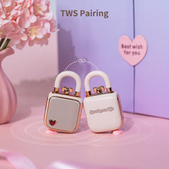 Smart Tech Shopping bluetooth speakers Pink Cute Retro LoveLock: Portable 5W Bluetooth Speaker - Perfect Gift for Girls