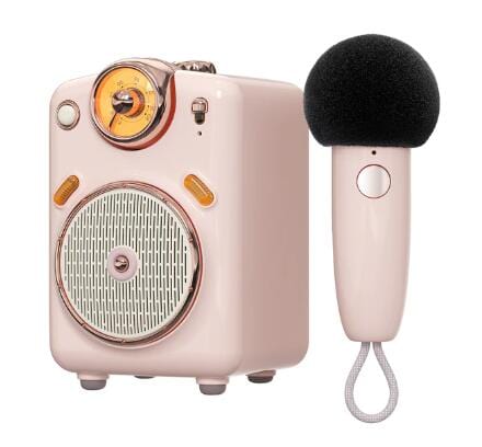 Smart Tech Shopping bluetooth speakers Pink Divoom Fairy-OK: Multi-function Bluetooth Speaker with Karaoke Mic