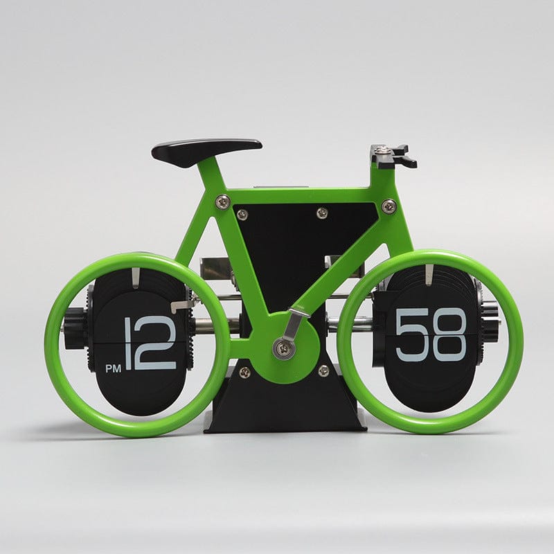 Smart Tech Shopping clock Bicycle Flip Clock, Retro Flip Clock