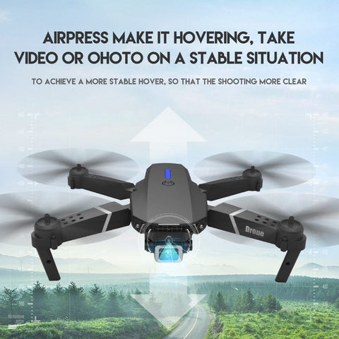 Smart Tech Shopping Drone E88 Pro WIFI FPV Foldable Drone With Wide Angle HD 4K 1080P Camera