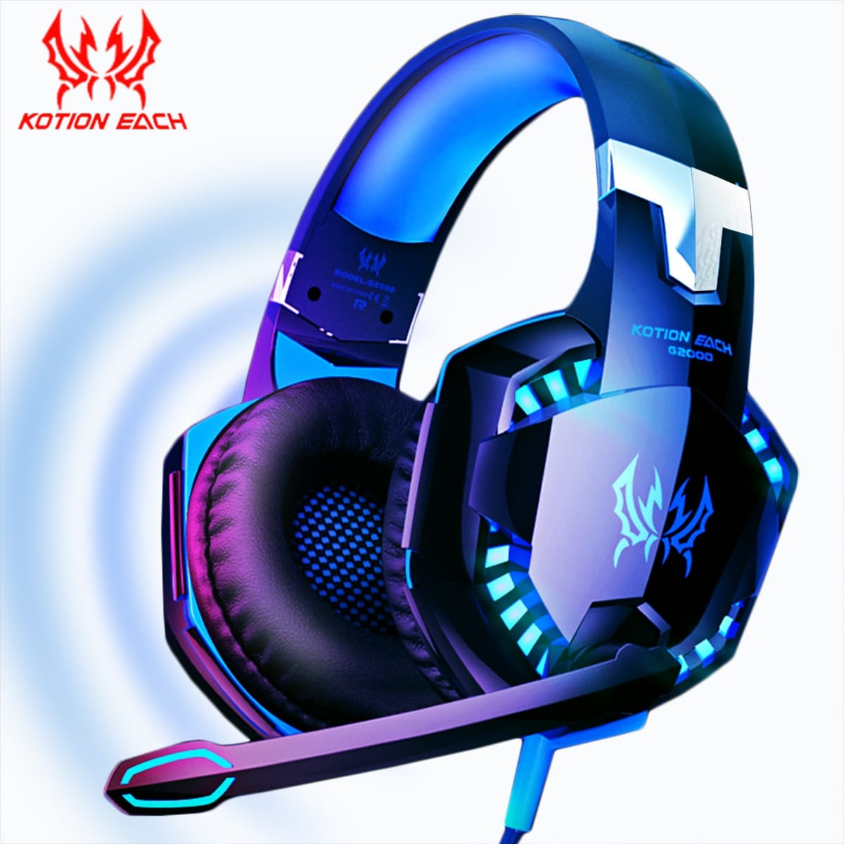 Smart Tech Shopping Gaming Headphones KOTION EACH Gaming Headset, Wired Over-Head Headphone For Computer PS4 Xbox