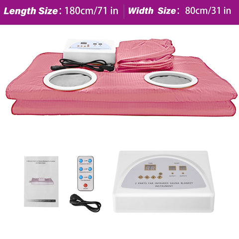 Smart Tech Shopping health Pink / 110V US Plug EU Stock Infrared Sauna Blanket: Slimming, Weight Loss, and Detox Thermal Blanket