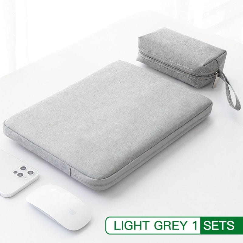 Smart Tech Shopping Laptop Accessories LIGHT GREY SETS / 12 13.3inch Laptop Carrying Sleeve For Macbook Air Pro 13.3 Huawei Xiaomi HP lenovo