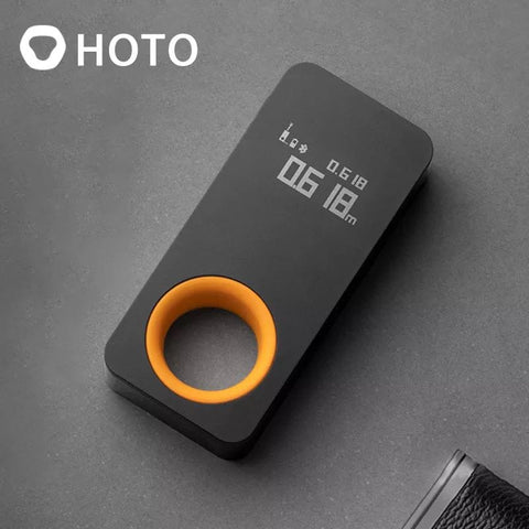 Smart Tech Shopping laser tape Black Smart Laser Tape Measure: Intelligent Laser Rangefinder with OLED Display and Mobile Phone Connectivity