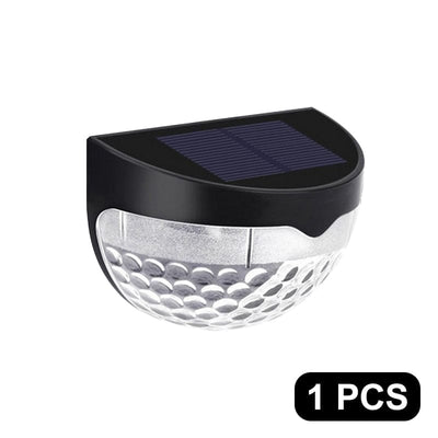 Smart Tech Shopping Night Lights Black shell-1pcs / Warm Solar LED Light: Outdoor Waterproof Balcony Gazebo Lights for Home Exterior and Garden Decoration