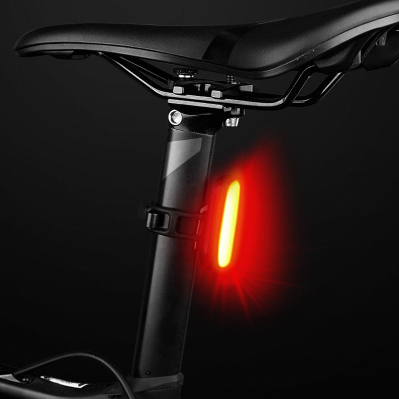 Smart Tech Shopping Night Lights Led Smart USB Rechargeable Bicycle Rear Light, Road Bike Auto Brake Sensing