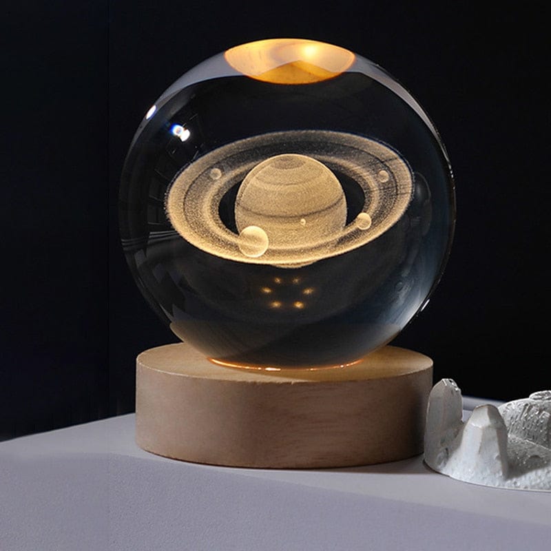 Smart Tech Shopping Night Lights P / Diameter 6cm 3D Laser Engraving Crystal Ball: Stunning Crystal Ball Ornaments