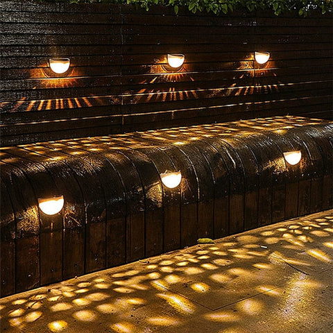 Smart Tech Shopping Night Lights Solar LED Light: Outdoor Waterproof Balcony Gazebo Lights for Home Exterior and Garden Decoration