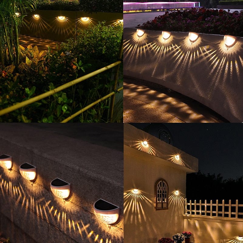 Smart Tech Shopping Night Lights Solar LED Light: Outdoor Waterproof Balcony Gazebo Lights for Home Exterior and Garden Decoration