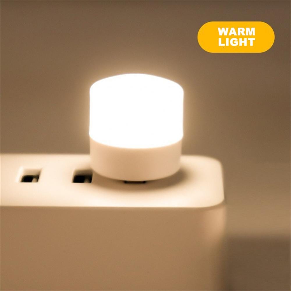 Smart Tech Shopping Night Lights Warm Light Simple Mini LED Night Light With USB Plug for Mobile Power Charging