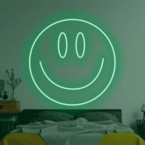 Smart Tech Shopping Outdoor Wall Lamps 25cm / Green1 35cm Led Neon Sign Light Transparent Flex, USB Powered Wall Hanging Bedroom Decor