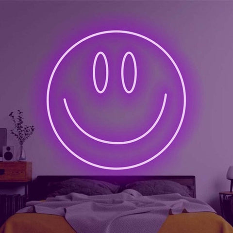 Smart Tech Shopping Outdoor Wall Lamps 25cm / Purple1 35cm Led Neon Sign Light Transparent Flex, USB Powered Wall Hanging Bedroom Decor
