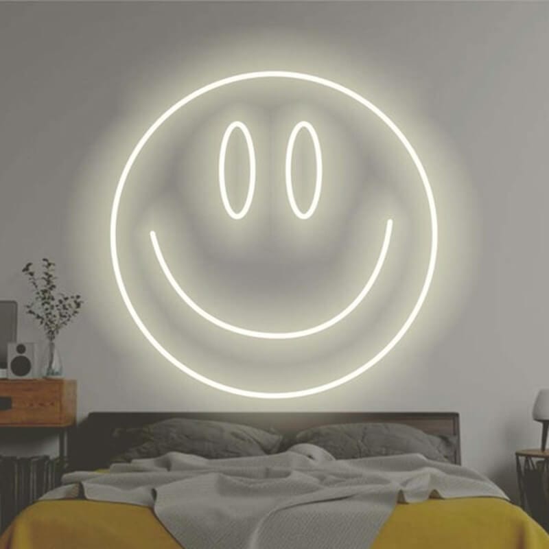 Smart Tech Shopping Outdoor Wall Lamps 35cm Led Neon Sign Light Transparent Flex, USB Powered Wall Hanging Bedroom Decor