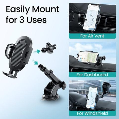 Smart Tech Shopping Phone Holder Best Phone Holder for Car Mount For iPhone, Xiaomi, Huawei, Samsung