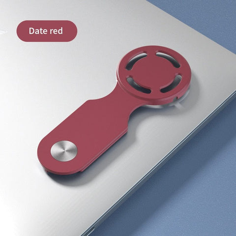 Smart Tech Shopping Phone Holder Date Red Laptop Extended Side Mount: Mag-Safe, iPhone, and Computer Screen Lateral Magnetic Wireless Charging Holder