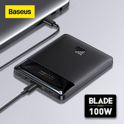 Smart Tech Shopping power bank With 100W Cable / 20000mah BASEUS Power Bank 20000mAh With 100W Fast Charging Cable