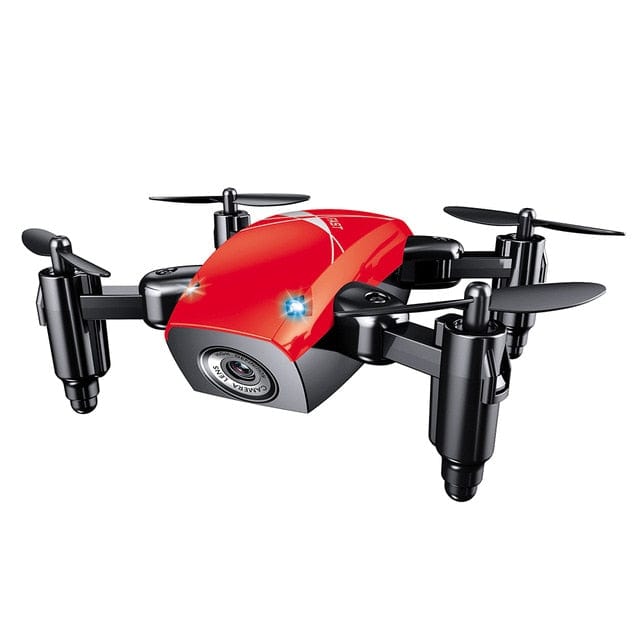 Smart Tech Shopping Red S9  Foldable RC Mini Drone Pocket Drone MiRC Helicopter