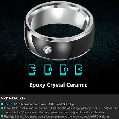 Smart Tech Shopping rings NEW Multifunctional Android Phone Equipment Technology NFC Finger Ring Wearable