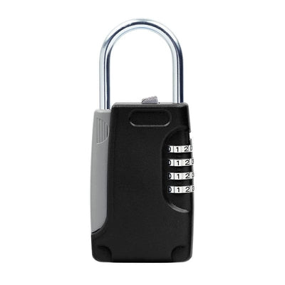 Smart Tech Shopping smart locks Black Hook Type Key Storage Box: Outdoor Security with 4-Digit Mechanical Code Lock