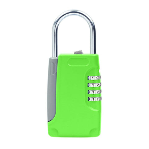 Smart Tech Shopping smart locks Green Hook Type Key Storage Box: Outdoor Security with 4-Digit Mechanical Code Lock