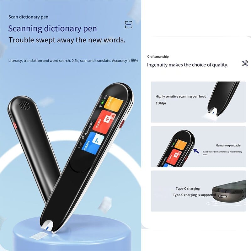 Smart Tech Shopping smart pen Smart Scanning Translation Pen , Travell Point-Reading Pen, Dictionary Pen