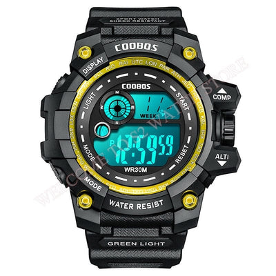 Smart Tech Shopping smart watch gold--1003 COOBOS Military Wrist Watch, Men's Sport Watch