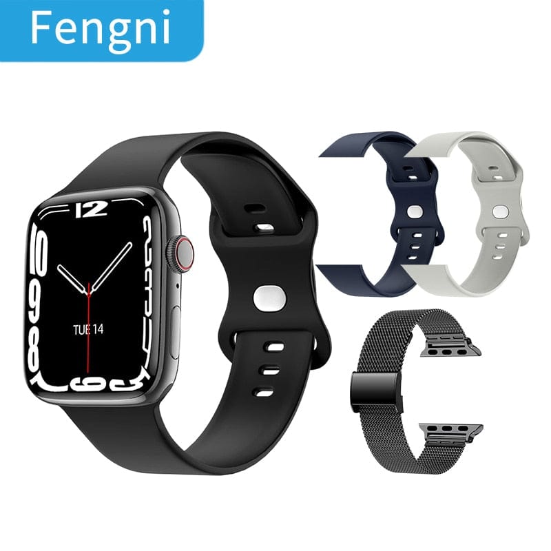 Smart Tech Shopping smart watch With 3 Straps NFC Smart Watch WIth Door Access Control  & Fitness Monitoring