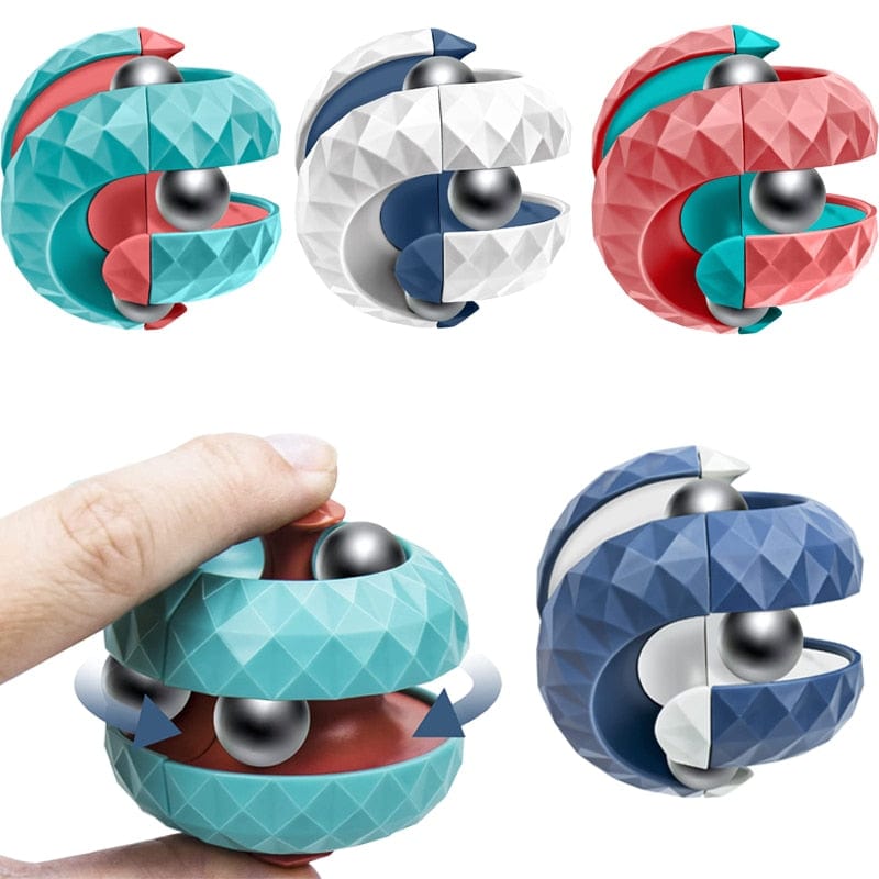 Smart Tech Shopping toys Orbit Ball Cube: Sensory Fidget Toy for Kids - Anti-Stress Decompression Toy for Focus Training