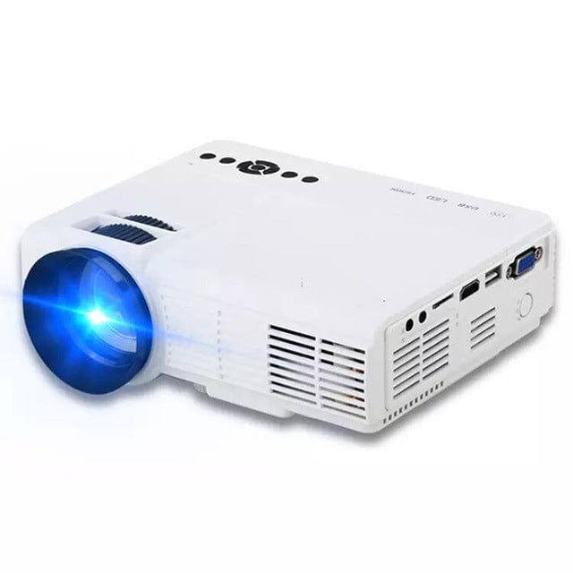 Smart Tech Shopping White / Standard version POWERFUL LED Mini Projector 2600Lumens, Smart portable home LED HD projector