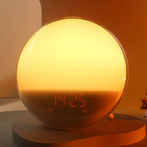 SmartTechShopping bedside lights Dekala Sunrise Alarm Clock, Wake up Light up Alarm Clock for Bedroom