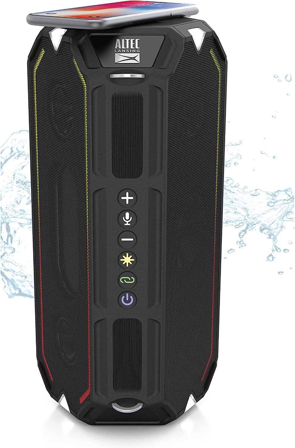 SmartTechShopping Bluetooth Speaker Altec Lansing HydraShock Bluetooth Speaker USB Type-C Rechargeable Portable Speaker