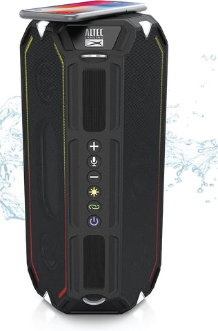 SmartTechShopping Bluetooth Speaker Altec Lansing HydraShock Bluetooth Speaker USB Type-C Rechargeable Portable Speaker