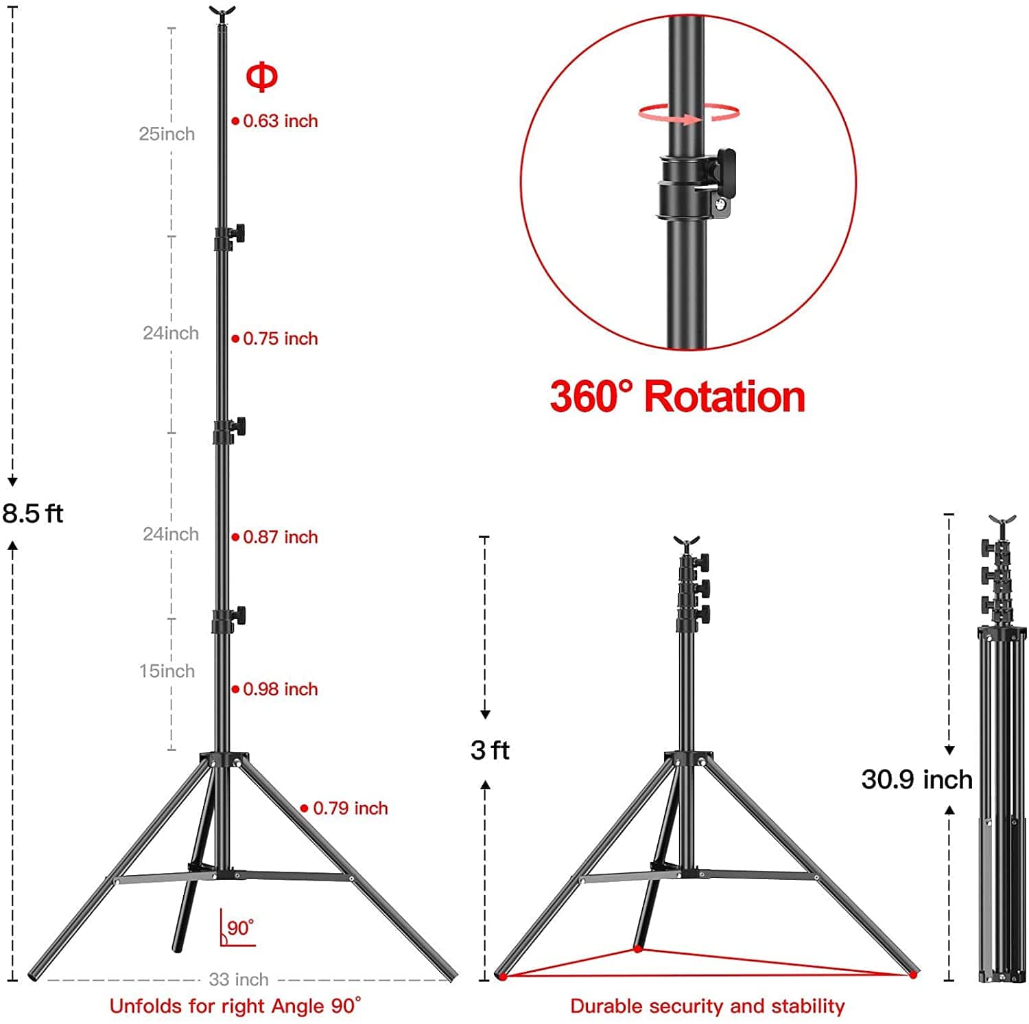 smarttechshopping Create Stunning Photographs with the EMART 8.5 X 10 Ft Photo Backdrop Stand: A Versatile and Reliable Solution