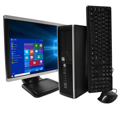 SmartTechShopping dekstops HP Elite Desktop PC Computer with Intel Core i5 3.1-GHz, 8 GB Ram ,1 TB Hard Drive,19 Inch LCD Monitor, Keyboard and  Mouse