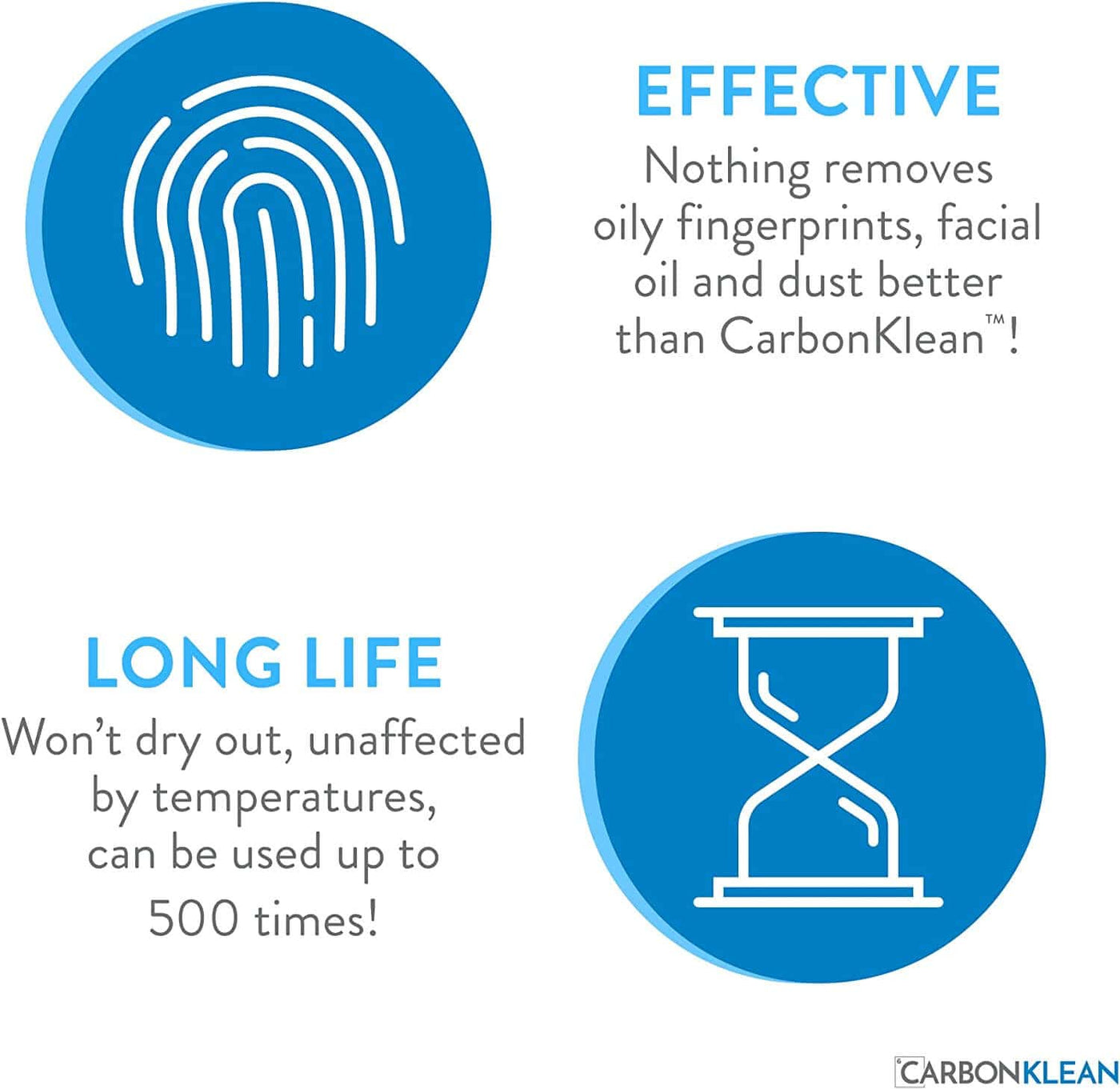 SmartTechShopping eye ware cleaner Carbon Klean Peeps Eyeglass Lens Cleaner - NASA-Used Carbon Microfiber Technology